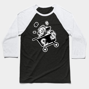 Overflowing Shopping Cart Baseball T-Shirt